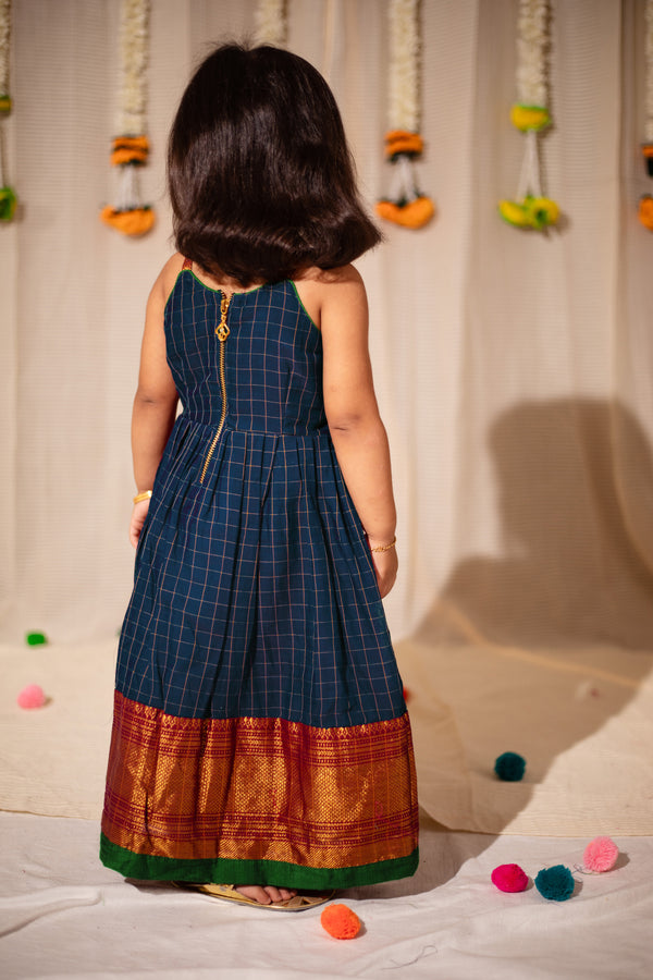 Sahana Navy Blue Mini