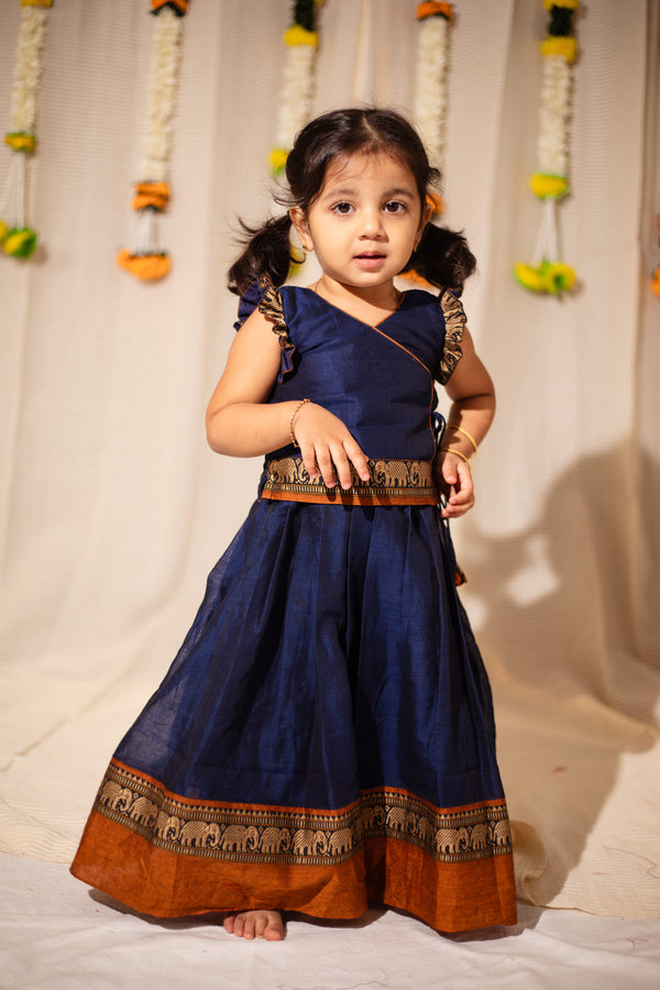Swapna Navy Blue Mini