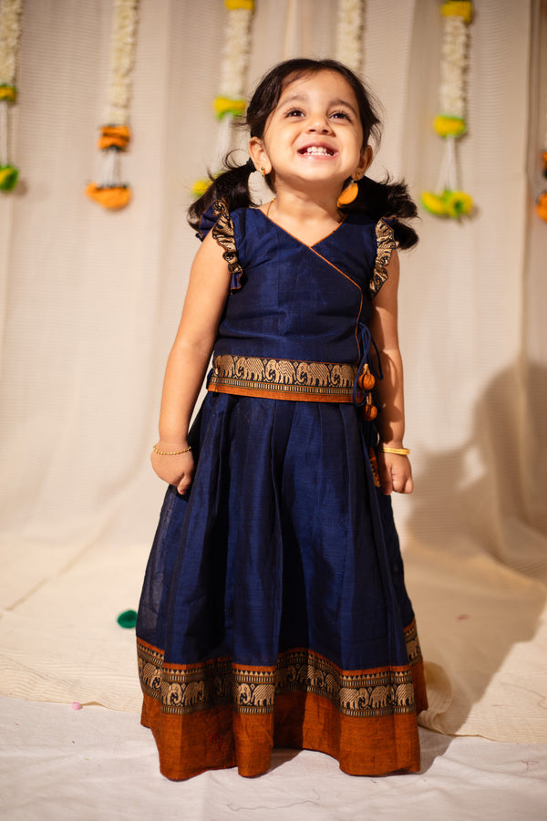Swapna Navy Blue Mini