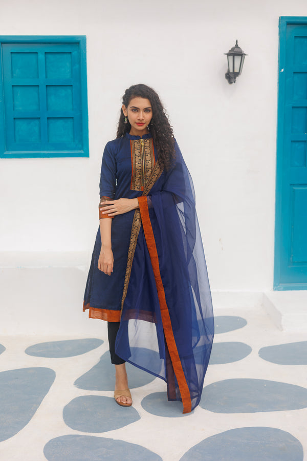 Swapna - Navy Blue (Set of 2)