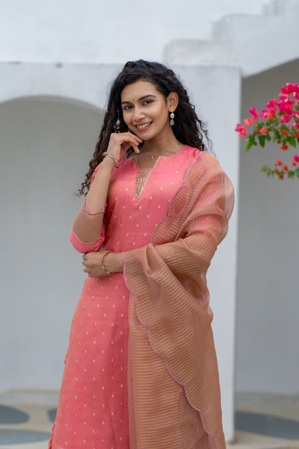 Pragathi Peach Kurti
