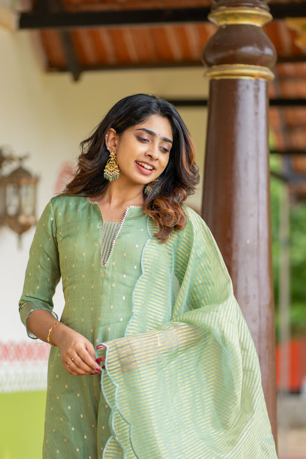 Pragathi Mint Green Kurti