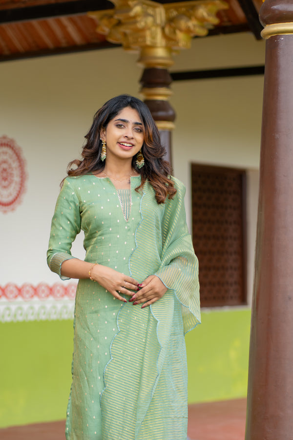Pragathi Mint Green Kurti