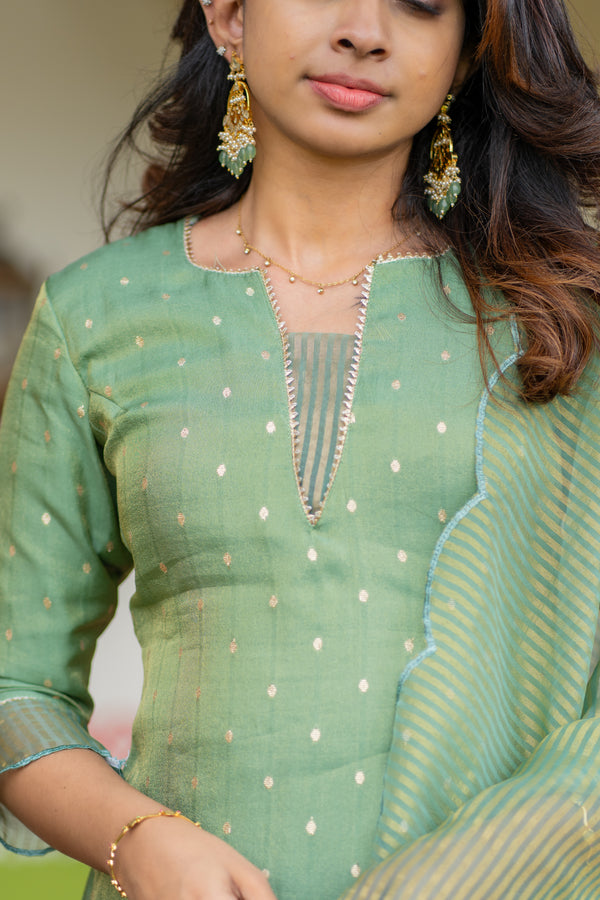 Pragathi Mint Green Kurti