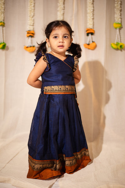 Swapna Navy Blue Mini