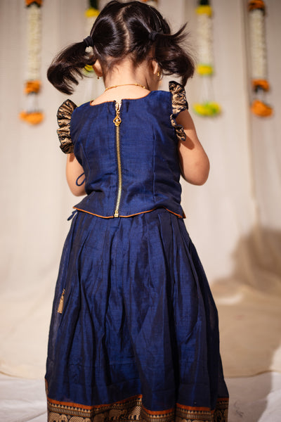 Swapna Navy Blue Mini