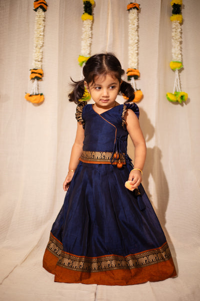 Swapna Navy Blue Mini
