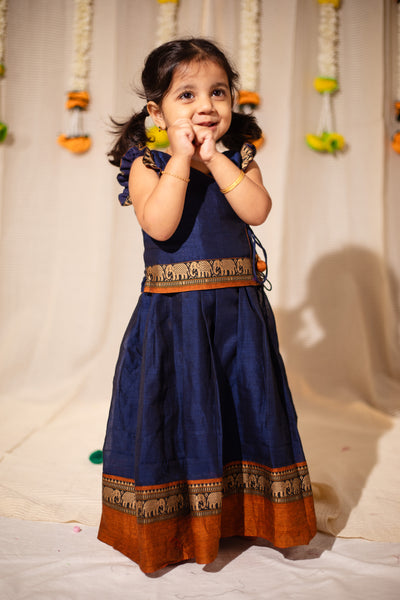 Swapna Navy Blue Mini