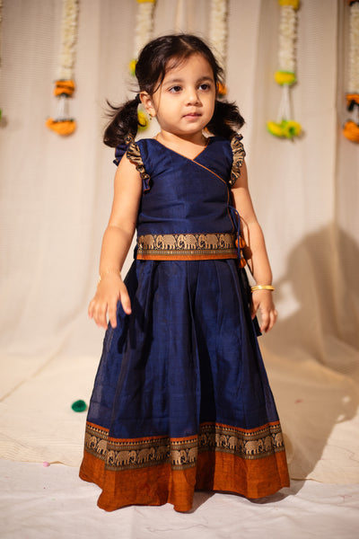 Swapna Navy Blue Mini