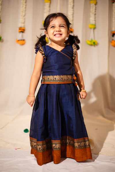 Swapna Navy Blue Mini