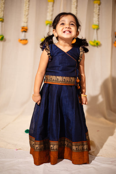 Swapna Navy Blue Mini