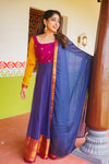 Inbha Blue with Magenta Dress (Set of 2)