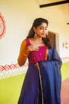 Inbha Blue with Magenta Dress (Set of 2)