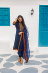 Swapna - Navy Blue (Set of 2)