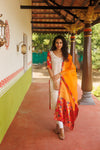 Poonam Ivory Kurti & Multicolor dupatta (Set of 2)