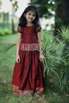 Sangamithrai Maroon Mini