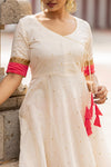 Kayalvizhi Ivory and Orange