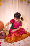 Bhumika Pink with Green Mini