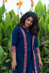 Kanchana Blue Mangalagiri Kurti