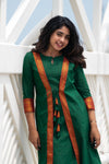 Kanchana Green Mangalagiri Kurti