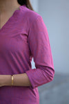 Tanuja Magenta Kurta Set