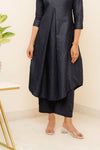 Charu Black Kurti Set