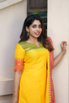 Kayal Yellow Kurti set (Set of 2)
