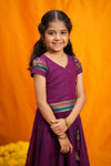 Vanika Magenta Handloom Kids Mini