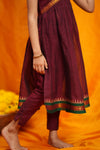 Avanti Maroon Kids Anarkali Mini