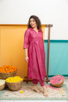 Teju Pink Kurti Set