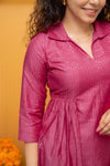 Teju Pink Kurti Set
