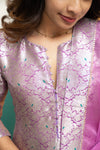 Harini Lavender  Kurti Set