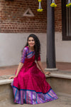 Srushti Magenta Maxi Dress