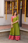 Srushti Green Maxi Dress