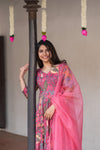 Iniya Pink Floral Co-Ord Set (Set of 3)