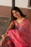 Iniya Pink Floral Co-Ord Set (Set of 3)