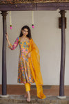 Iniya Mustard Floral Co-Ord Set (Set of 3)