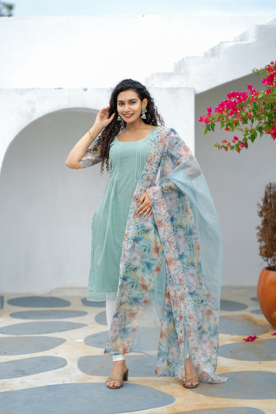 Krithi Mint Green