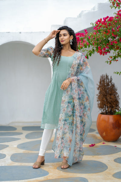 Krithi Mint Green