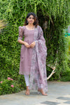 Krithi Mauve Brown