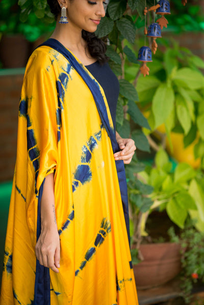 Ivanka Navy blue and yellow