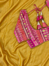 Pratiksha Rani Pink Brocade Blue
