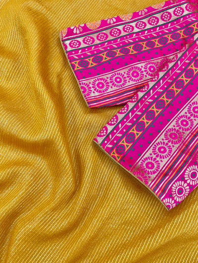 Pratiksha Rani Pink Brocade Blue
