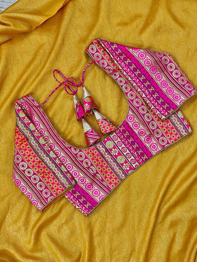 Pratiksha Rani Pink Brocade Blue