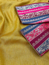 Dharshini Rani Pink Multicolour Banarasi Brocade blouse